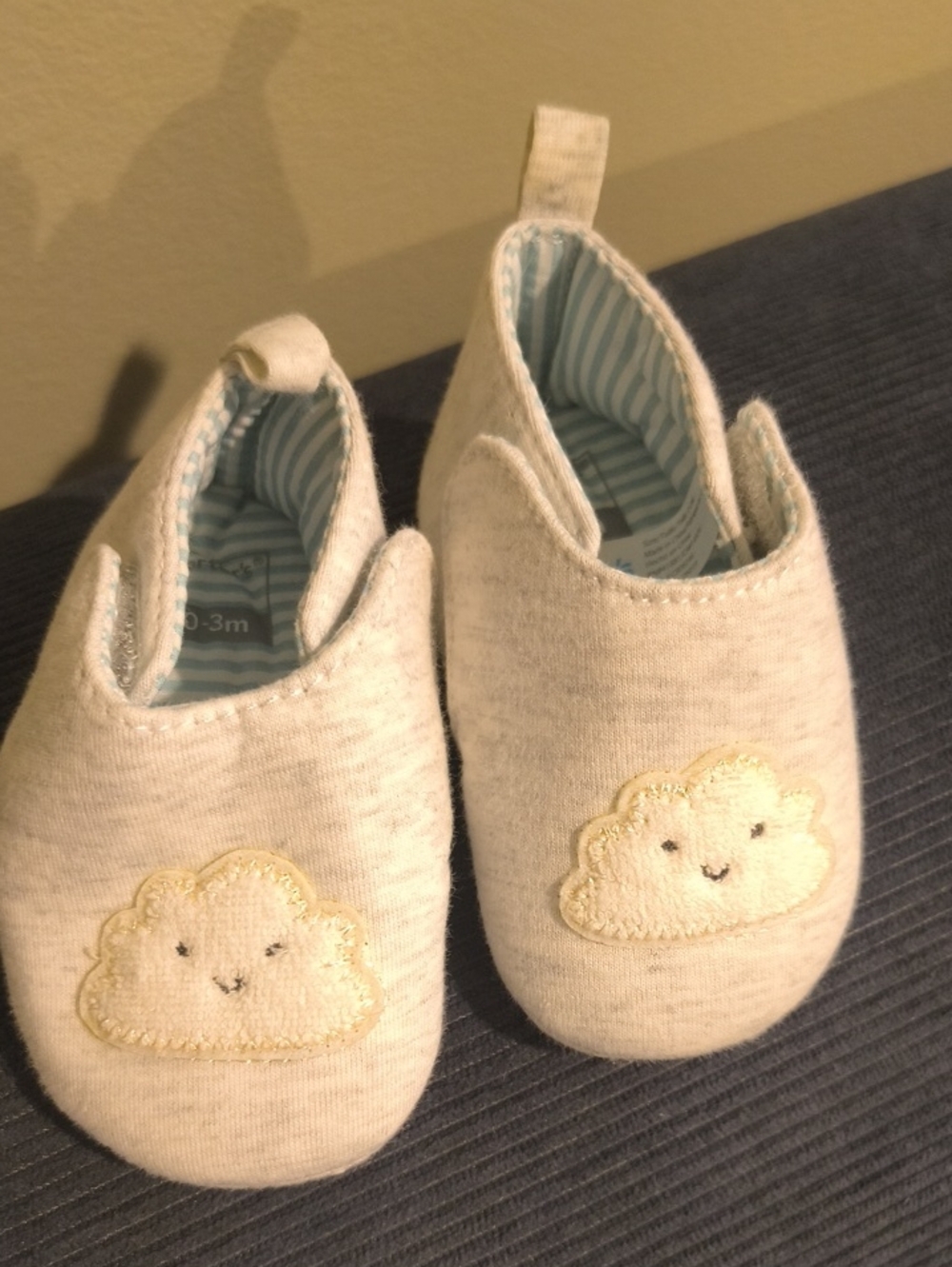 Carter's Cream Cloud Baby One-Piece Footies